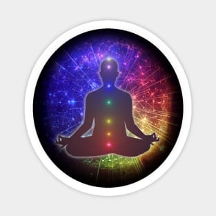 Energy Flow Radiance Chakra Meditation Sticker